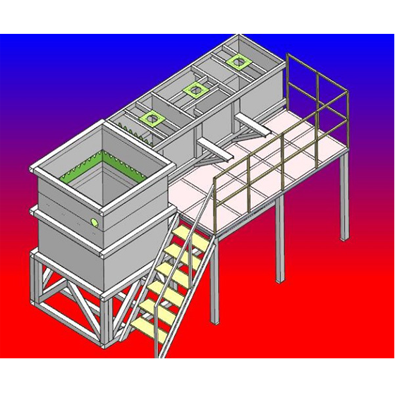 Steel structure product case - sewage treatment equipment